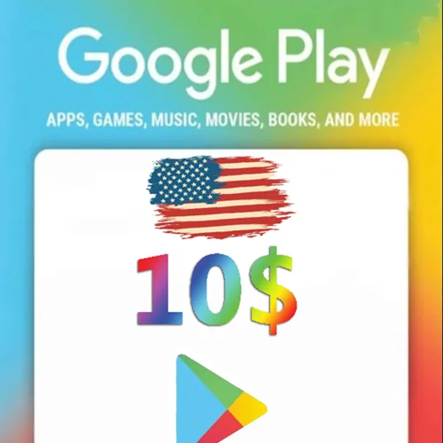 گیفت کارت 10 دلاری گوگل پلی آمریکا