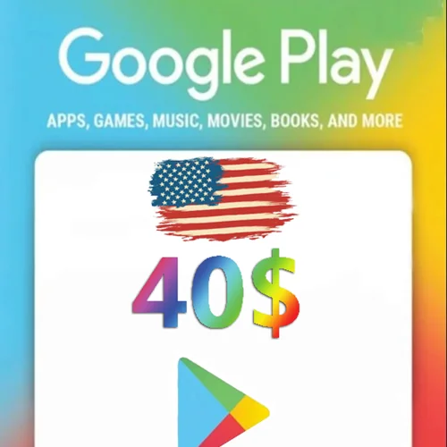 گیفت کارت 40 دلاری گوگل پلی آمریکا