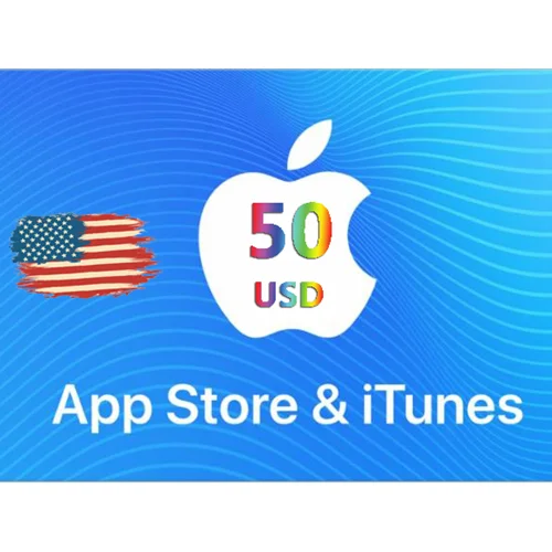 گیفت کارت 50 دلاری  اپل استور آمریکا